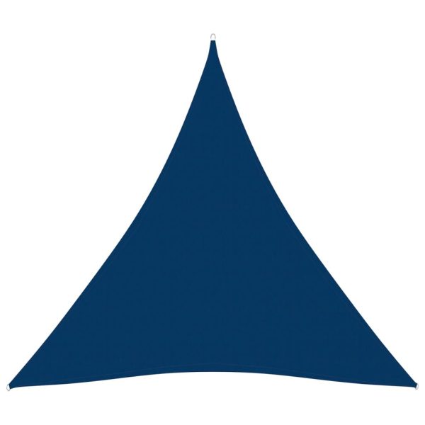Solsejl 5x7x7 m trekantet oxfordstof blå