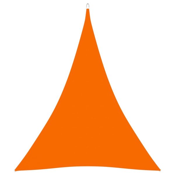 Solsejl 5x7x7 m trekantet oxfordstof orange