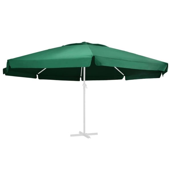 Udskiftningsdug til parasol 600 cm grøn