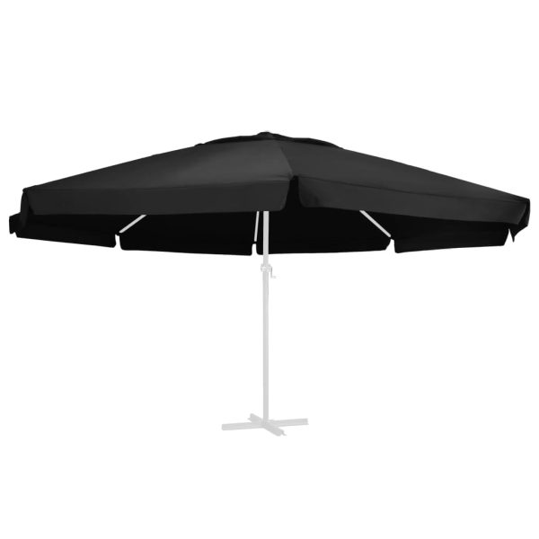 Udskiftningsdug til parasol 600 cm sort