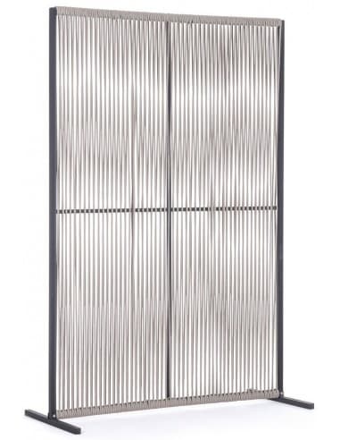 Læsejl i aluminium og olefin 120 x 180 cm - Charcoal/Beige
