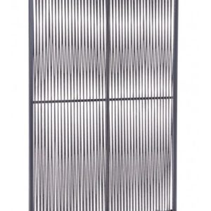 Læsejl i aluminium og olefin 120 x 180 cm - Charcoal/Grå