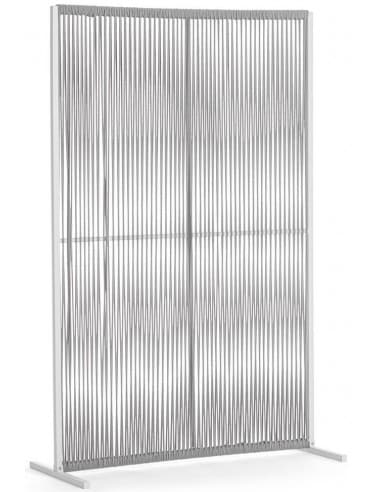 Læsejl i aluminium og olefin 120 x 180 cm - Hvid/Grå