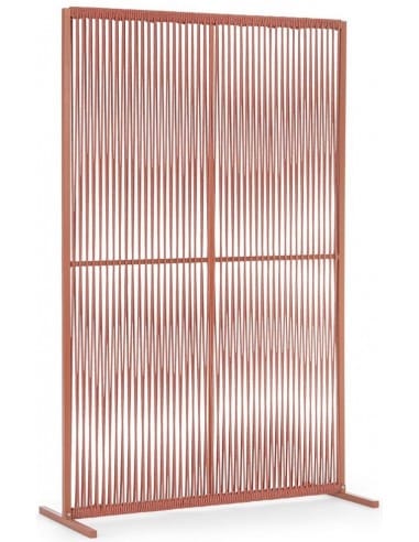 Læsejl i aluminium og olefin 120 x 180 cm - Koralrød/Rødmeleret