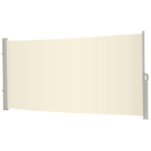 Læsejl lukket creme/hvid 300x120cm