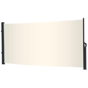 Læsejl lukket creme/sort 300x120cm