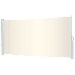 Læsejl lukket mesh creme/hvid 400x140cm