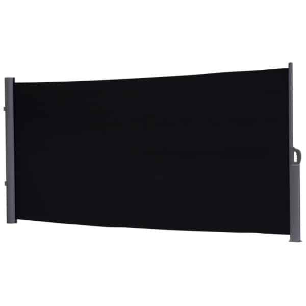 Essence Læsejl lukket sort/antracitgrå 400x140cm