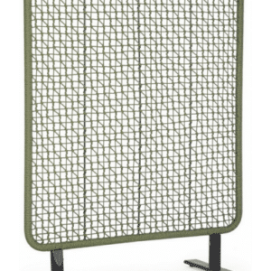 Læsejl i aluminium og olefin H150 x B120 cm - Charcoal/Grøn