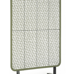 Læsejl i aluminium og olefin H180 x B120 cm - Charcoal/Grøn