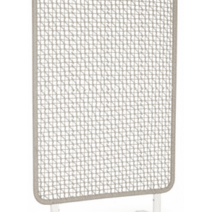 Læsejl i aluminium og olefin H180 x B120 cm - Hvid/Lysegrå